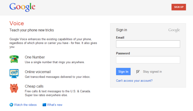 Google Number